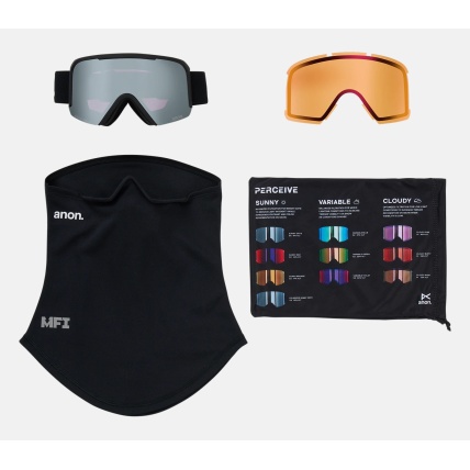 Anon Nesa Smoke Percive Sunny Onyx Lens + Spare +MFI Snow Goggle