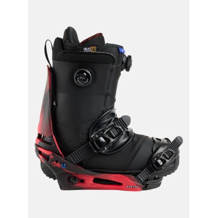 Burton Cartel X Re:Flex Red Black Mens Snowboard Binding