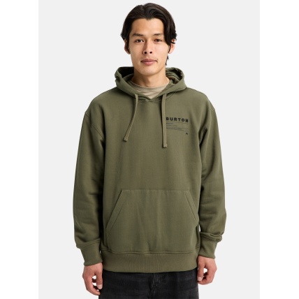 Burton Moretown Pullover Hoodie Forest Moss