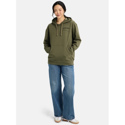 Burton Moretown Pullover Hoodie Forest Moss