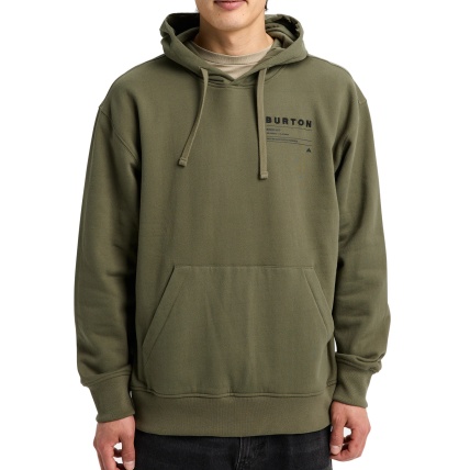 Burton Moretown Pullover Hoodie Forest Moss