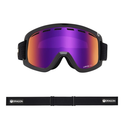 Dragon D1 OTG Icon Purple LumaLens Purple Ion + Spare Snow Goggles