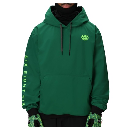 686 Waterproof Mens Emerald Green Team Hoody Jacket