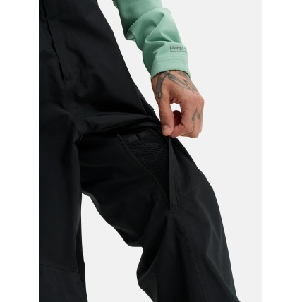 Burton Reserve 2L Mens Relaxed Bib Pants True Black
