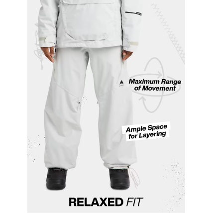 Burton Reserve 2L Womens Relaxed Pants True Black