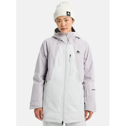 Burton Reserve 2L Womens Ins Jacket Washed Lavender Gray Cloud