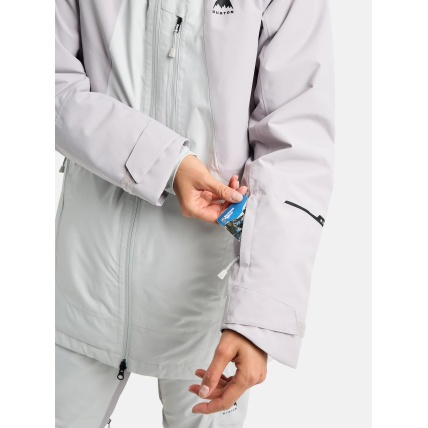 Burton Reserve 2L Womens Ins Jacket Washed Lavender Gray Cloud