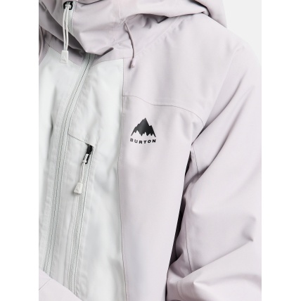 Burton Reserve 2L Womens Ins Jacket Washed Lavender Gray Cloud