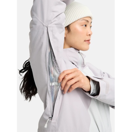 Burton Reserve 2L Womens Ins Jacket Washed Lavender Gray Cloud