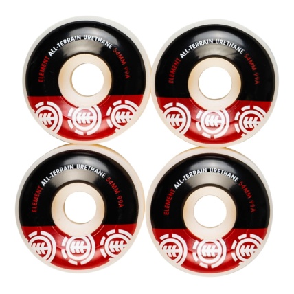 Element Section 99a White Skateboard Wheels