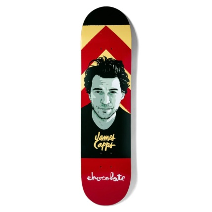 Chocolate Hecox Portrait J Capps 8.0 Skateboard Deck