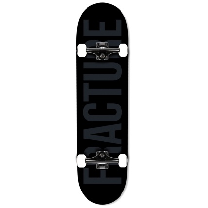 Fracture Fade Complete Skateboard Black 8.0