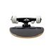 Fracture Fade Complete Skateboard Black 8.0