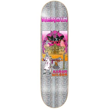 Heroin skateboards Hellscape Aaron Wilson 8.5in