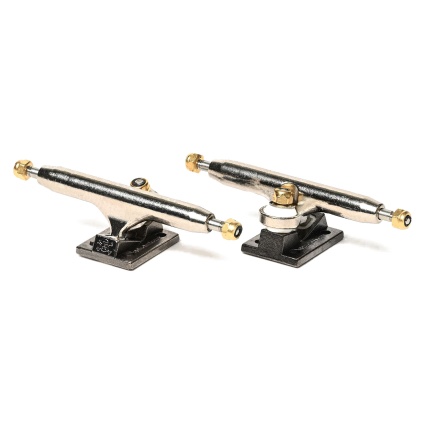Black River Trucks 3.0 Silver Black Fingerboard Trucks