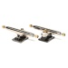 Black River Trucks 3.0 Silver Black Fingerboard Trucks