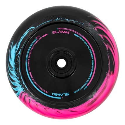Slamm Scooters Wheel Swirl Hollow 110mm Black/Blue/Pink