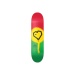 Blueprint Spray Heart Rasta 8.0 Skateboard Deck