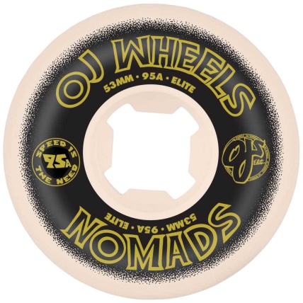 OJ Wheels Elite Nomads 95a 53mm White