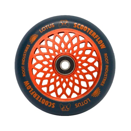 Root Industries Lotus 110mm Wheels ScooterFlow Blue/Orange