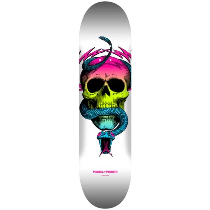 Powell Peralta McGill Lime Fade White 8.0 Skateboard Deck