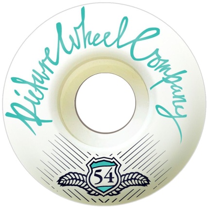 Picture Wheel Co POP 54mm Teal Skateboard Wheels