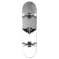 Fracture Wings V4 Complete Skateboard Grey 8.25