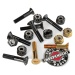Independent Bolts 1'' Gold & Black Truck Hardware (pack 8)