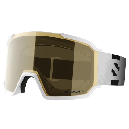 Salomon S/View 3 Access White Gold Ski/Snowboard Goggles