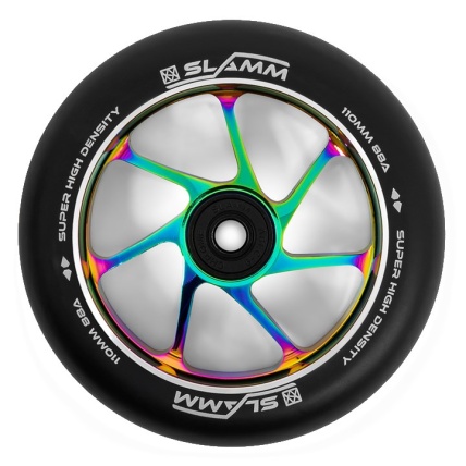 Slamm Team Alloy Wheel 110mm Black Neochome