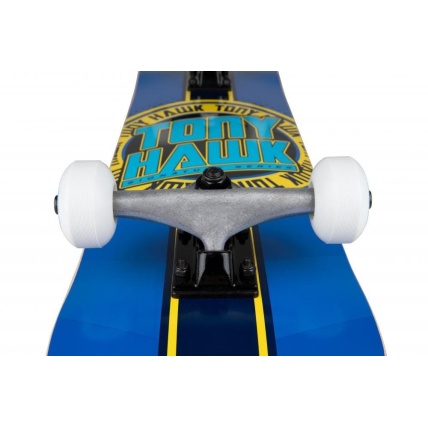 Tony Hawk SS 180+ Badge Logo 7.5 Blue Yellow Complete Skateboard
