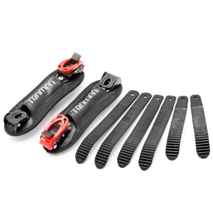 Red Black Trampa Mountainboard Heelstraps