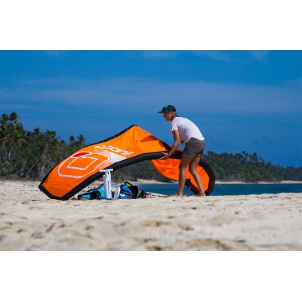 ozone uno inflatable trainer launch on beach