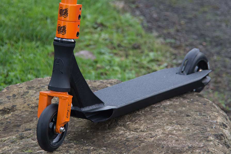 Ethic DTC Orange Flyer Custom Scooter Custom Freestyle Scooters pro