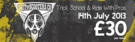 Grit Trick School July at ATBShop Skate Warehouse