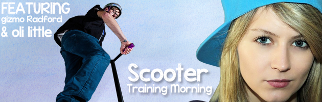 Scooter Training Morning with Gizmo Radford & Oli Little