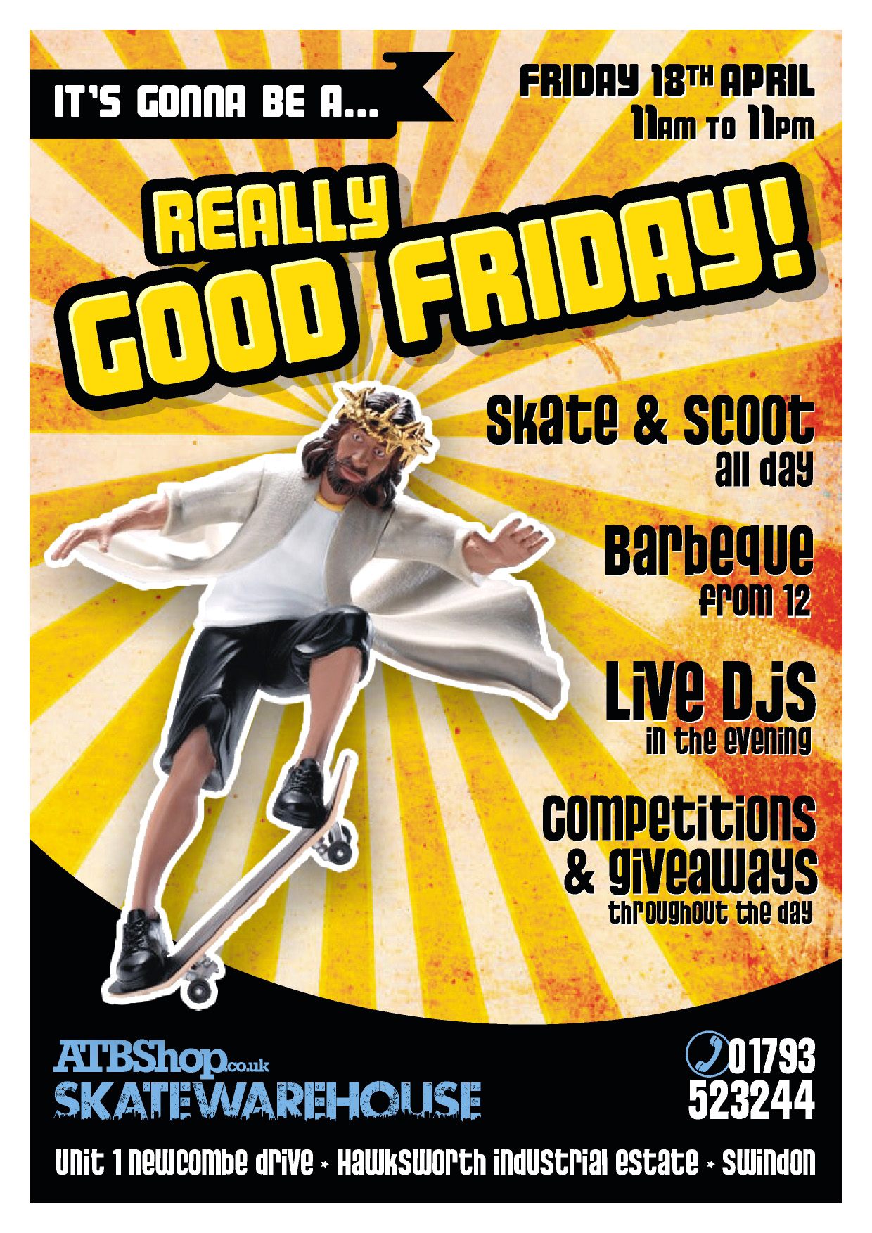 Really Good Friday Event at ATBShop Skate Warehouse