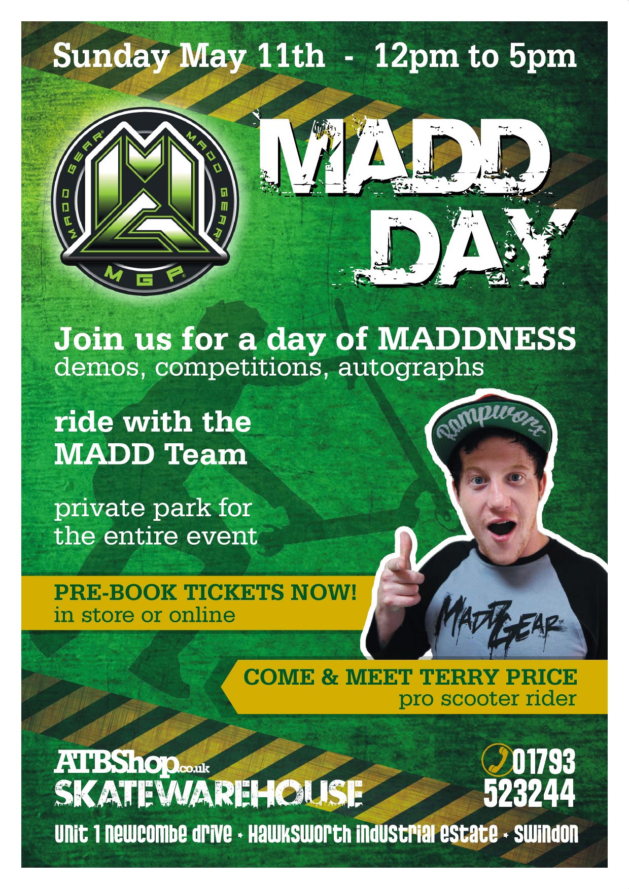 Madd Day at ATBShop Skate Warehouse